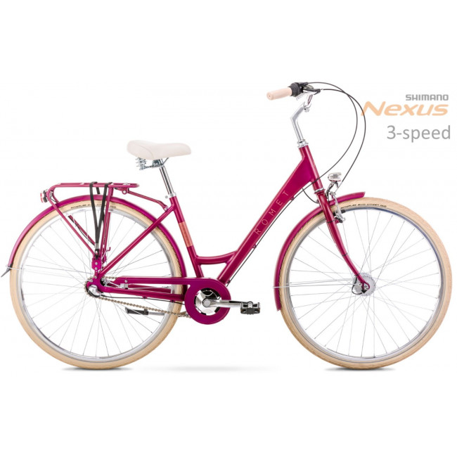 Dviratis Romet Sonata Classic 28" Alu 2022 pink