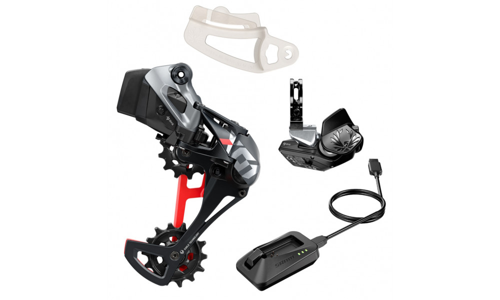 Galinis pavarų perjungėjas SRAM X01 Eagle AXS Upgrade Kit 1x12-speed black 