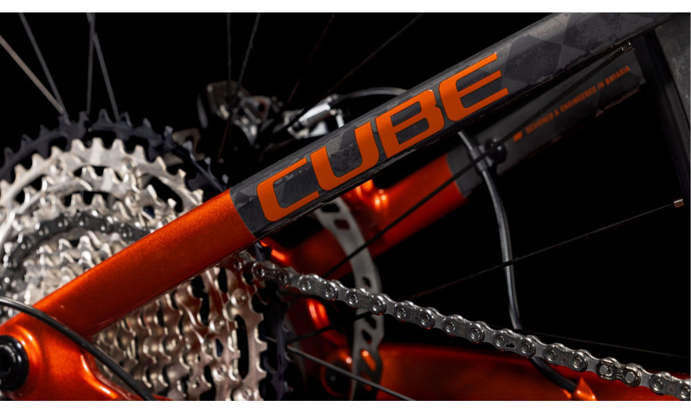 Dviratis Cube AMS ONE11 C:68X Pro 29 electricorange'n'carbon 2025 - 3