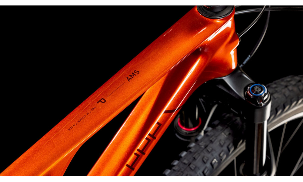 Dviratis Cube AMS ONE11 C:68X Pro 29 electricorange'n'carbon 2025 - 6