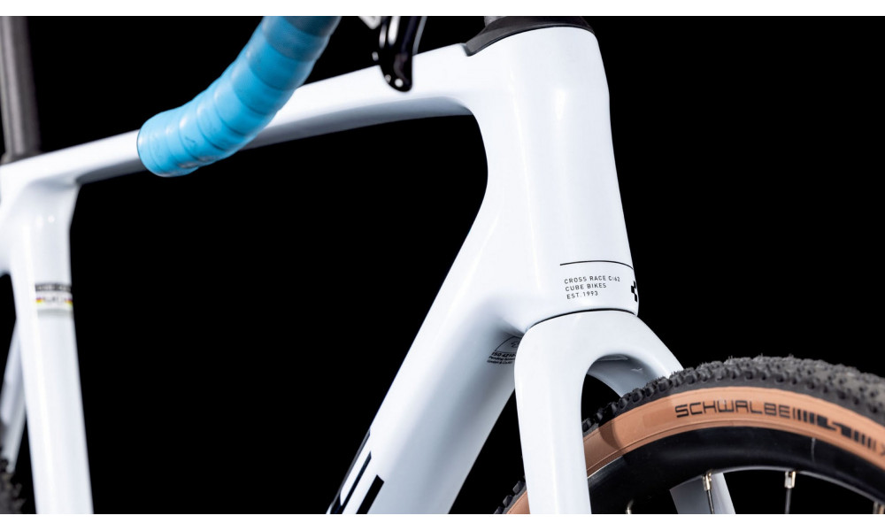 Dviratis Cube Cross Race C:62 Race polarwhite'n'blue 2025 - 3