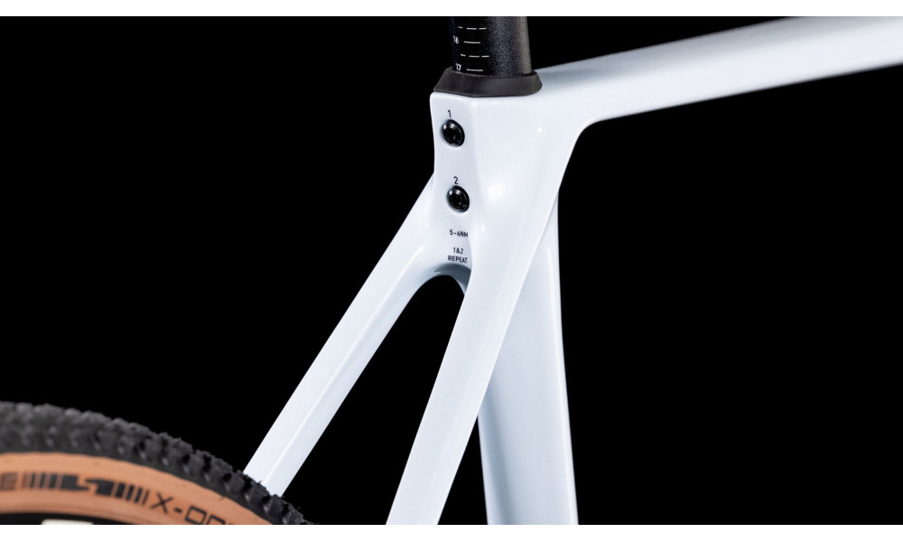 Dviratis Cube Cross Race C:62 Race polarwhite'n'blue 2026 - 4