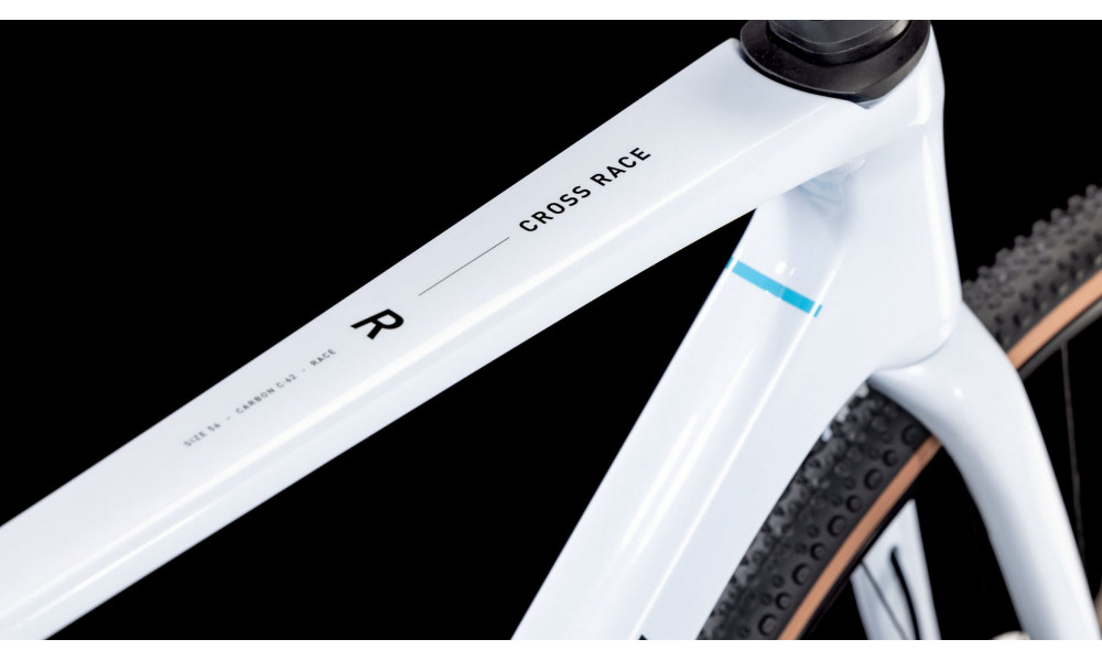 Dviratis Cube Cross Race C:62 Race polarwhite'n'blue 2025 - 6