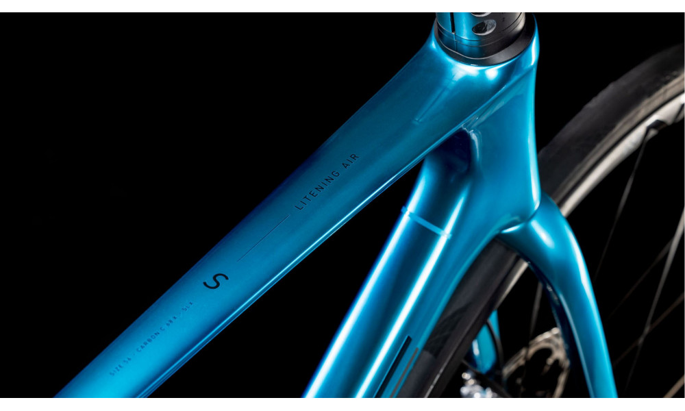 Dviratis Cube Litening AIR C:68X SLX chromeblue'n'carbon 2025 - 6