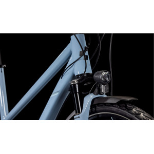 Dviratis Cube Nature EXC Allroad Trapeze pigeonblue'n'black 2026