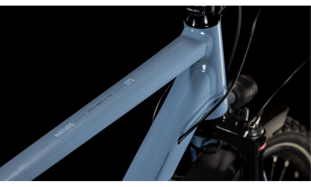 Dviratis Cube Nature EXC Allroad pigeonblue'n'black 2026 - 6