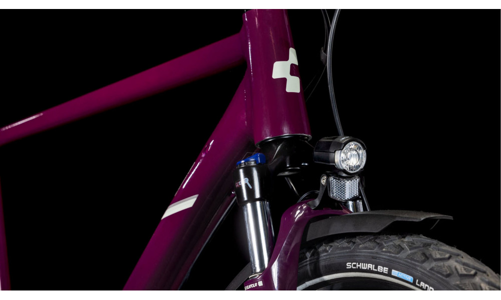 Dviratis Cube Nature ONE Allroad amarone'n'lunar 2026 - 3