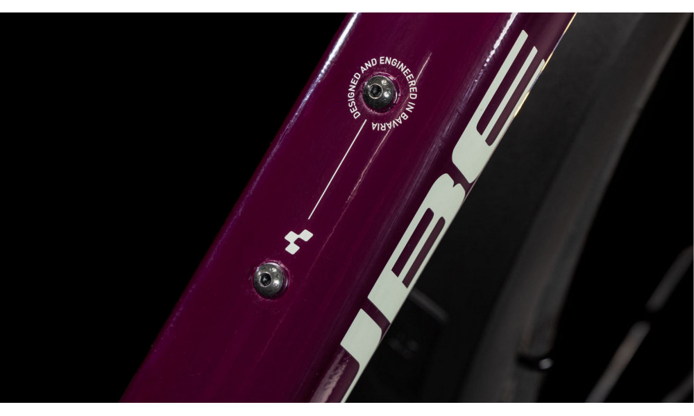 Dviratis Cube Nature ONE Allroad amarone'n'lunar 2026 - 5
