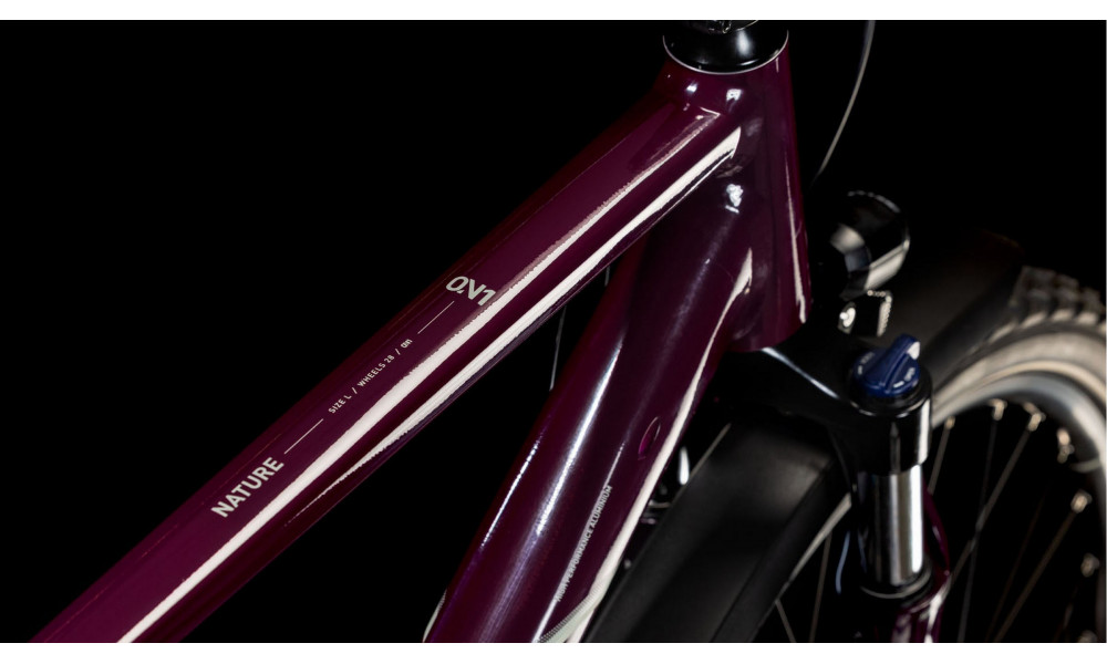 Dviratis Cube Nature ONE Allroad amarone'n'lunar 2026 - 6