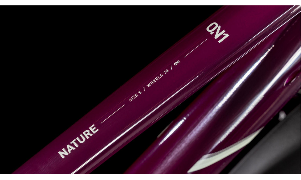 Dviratis Cube Nature ONE Allroad Trapeze amarone'n'lunar 2026 - 6