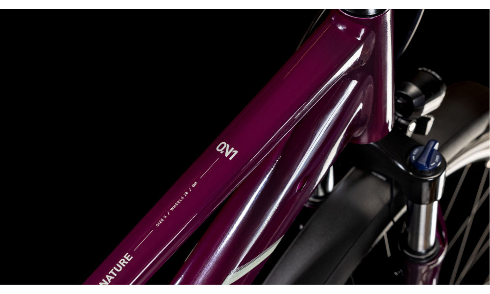 Dviratis Cube Nature ONE Allroad Trapeze amarone'n'lunar 2026 - 7