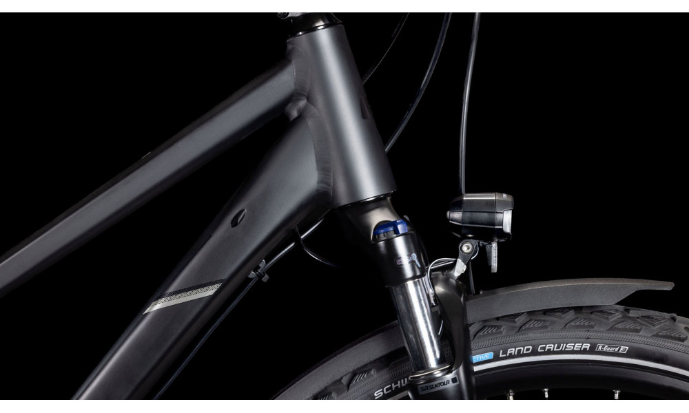 Dviratis Cube Nature ONE Allroad Trapeze black'n'black 2026 - 2