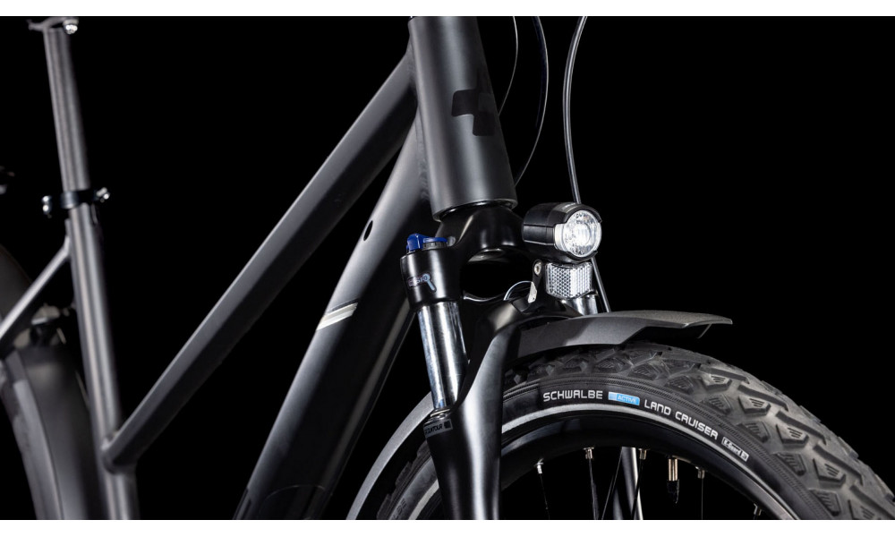 Dviratis Cube Nature ONE Allroad Trapeze black'n'black 2026 - 3