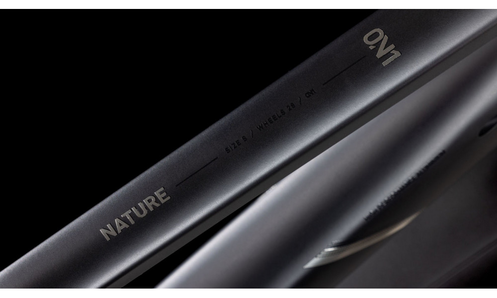 Dviratis Cube Nature ONE Allroad Trapeze black'n'black 2026 - 5