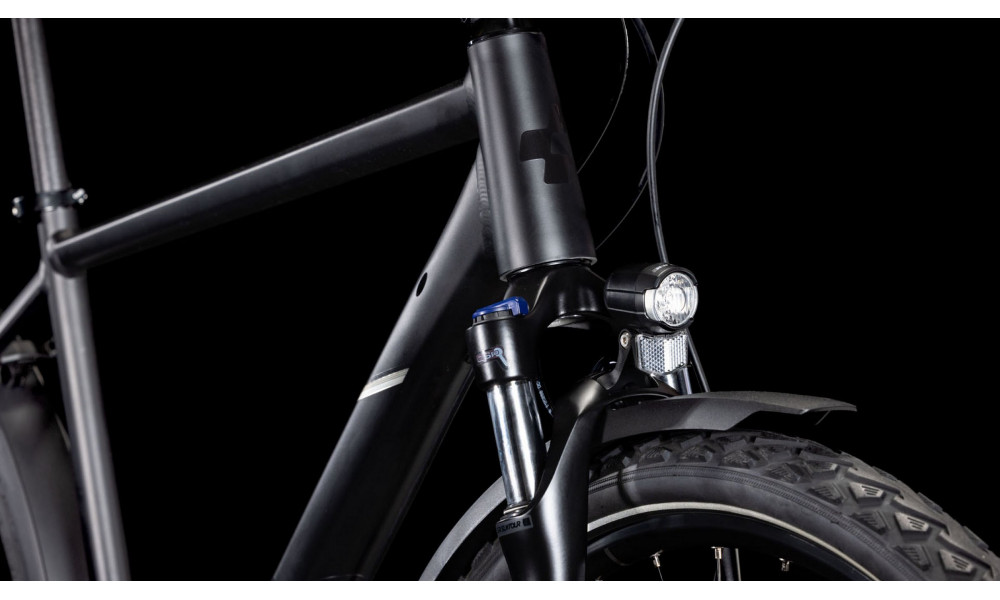 Dviratis Cube Nature ONE Allroad black'n'black 2026 - 2