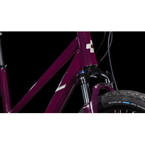 Dviratis Cube Nature ONE Trapeze amarone'n'lunar 2026