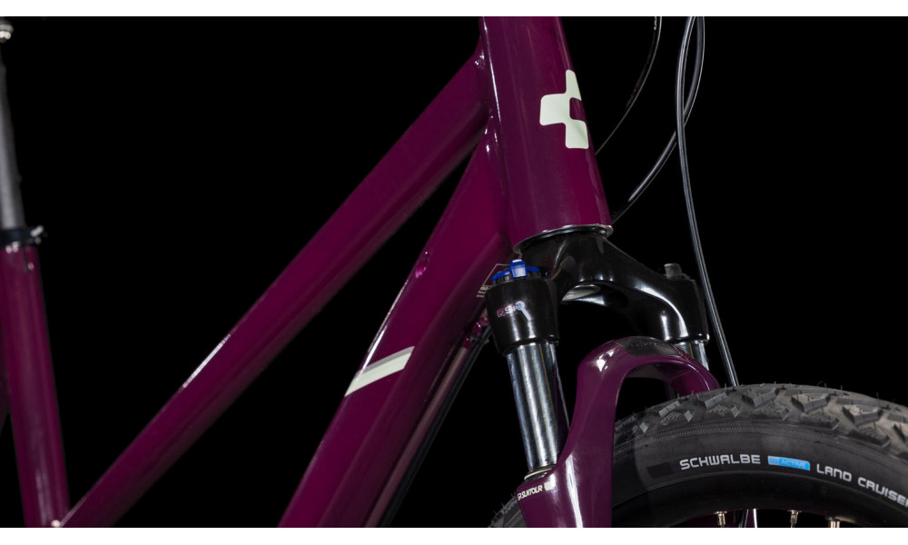 Dviratis Cube Nature ONE Trapeze amarone'n'lunar 2026 - 2