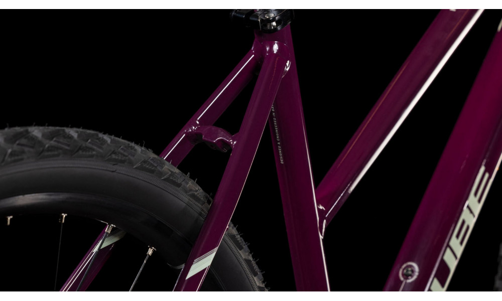 Dviratis Cube Nature ONE Trapeze amarone'n'lunar 2026 - 5