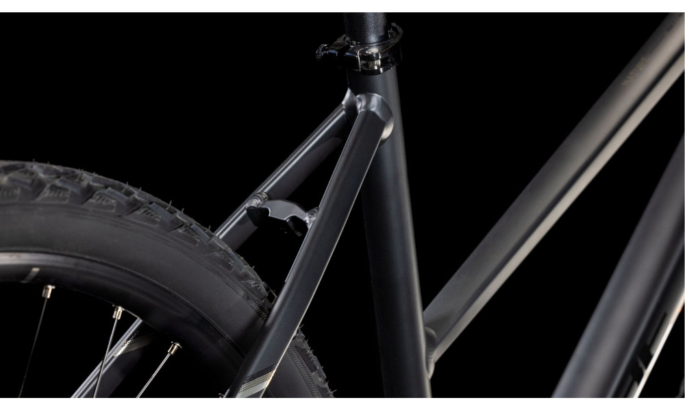 Dviratis Cube Nature ONE Trapeze black'n'black 2026 - 5