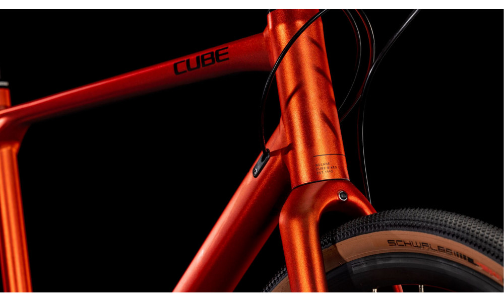 Dviratis Cube Nulane Pro fireorange'n'black 2025 - 3