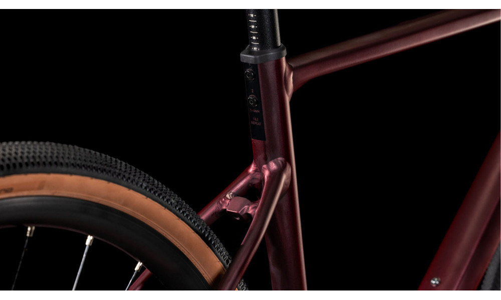 Dviratis Cube Nuroad Race rubyred'n'gloss 2025 - 5