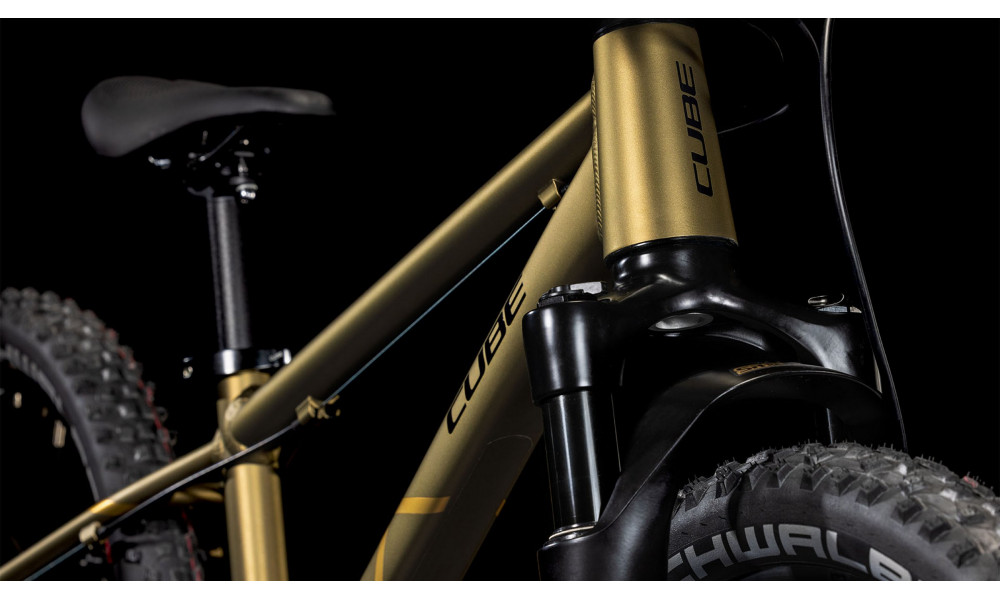 Dviratis Cube Reaction 200 TM goldenlime'n'black 2026 - 2