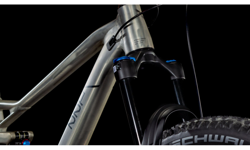 Dviratis Cube Stereo ONE22 Race 29 rawmetal'n'black 2026 - 4