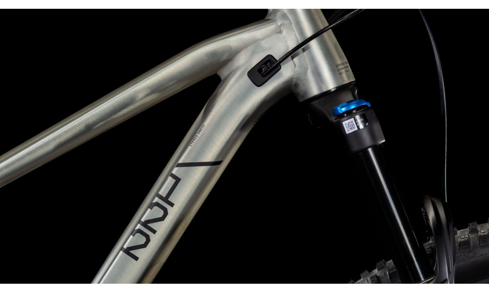 Dviratis Cube Stereo ONE22 Race 29 rawmetal'n'black 2026 - 5