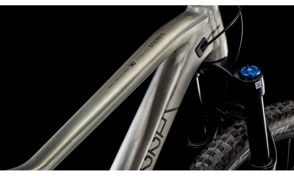 Dviratis Cube Stereo ONE22 Race 29 rawmetal'n'black 2026 - 6