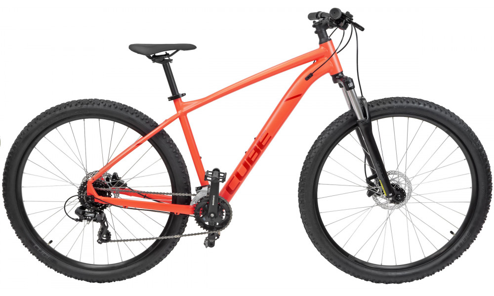 Dviratis Cube Aim ONE 27.5 tropical'n'fireorange 2025 - 1