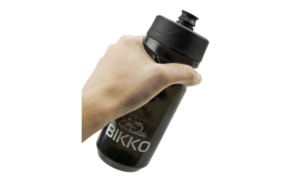 Gertuvė BIKKO 600ml clear black - 2