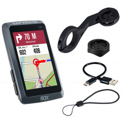 Dviračio kompiuteris SIGMA ROX 12.1 Evo GPS Night grey Basic Set