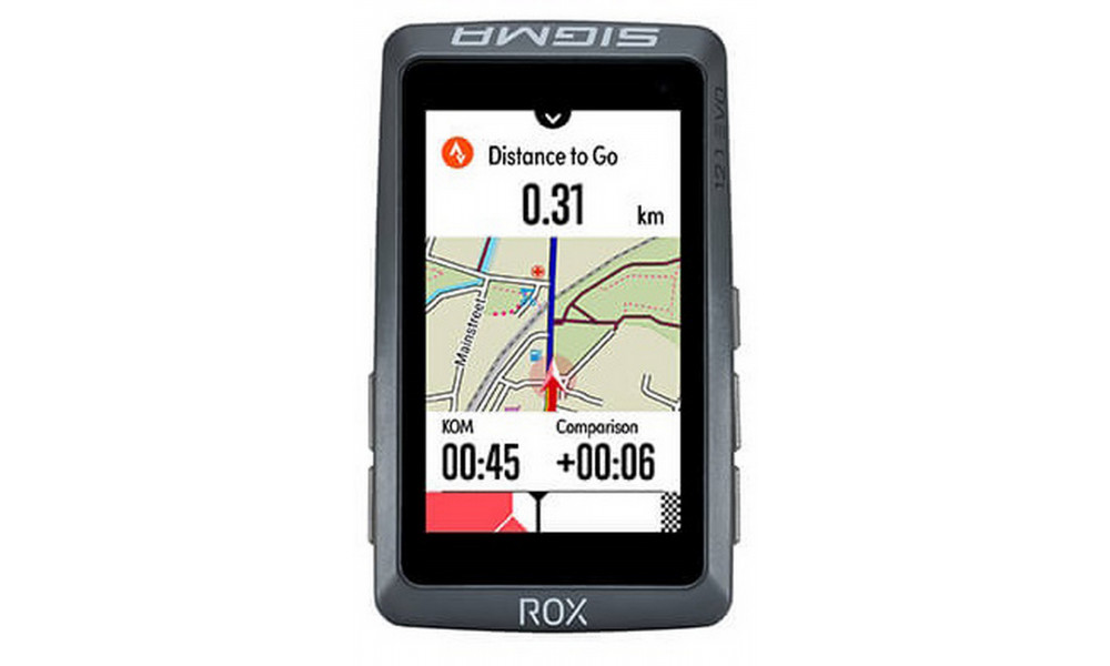 Dviračio kompiuteris SIGMA ROX 12.1 Evo GPS Night grey Basic Set - 4