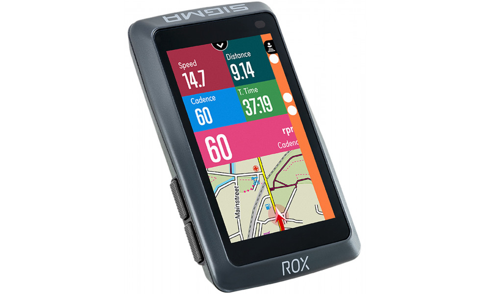 Dviračio kompiuteris SIGMA ROX 12.1 Evo GPS Night grey Basic Set - 5