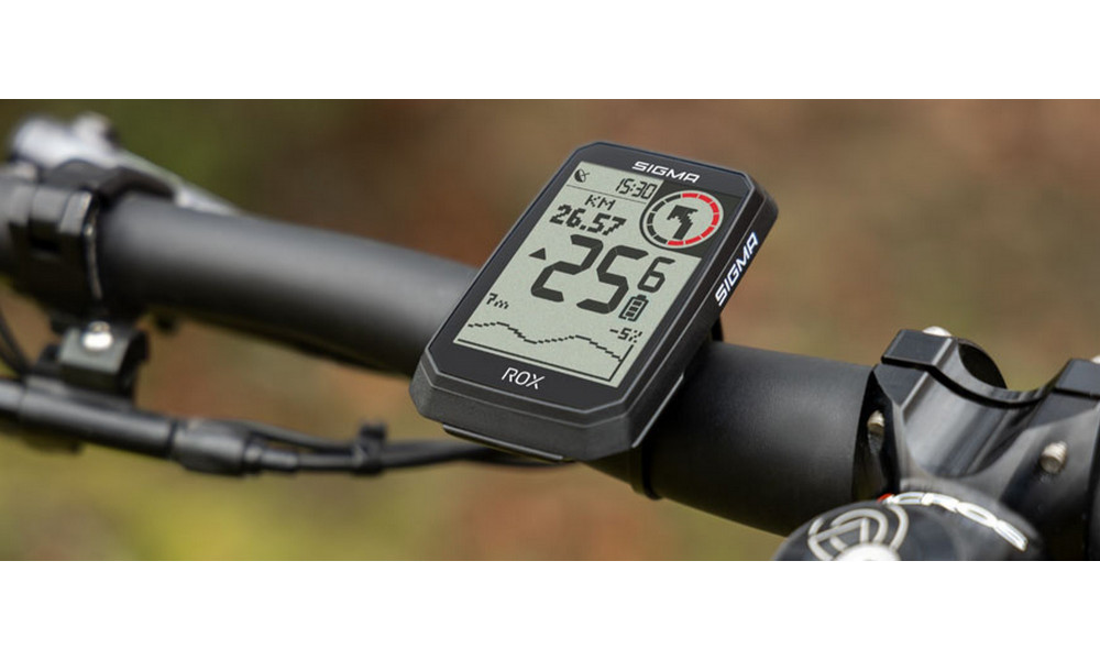 Dviračio kompiuteris SIGMA ROX 4.0 Endurance GPS Black - 7