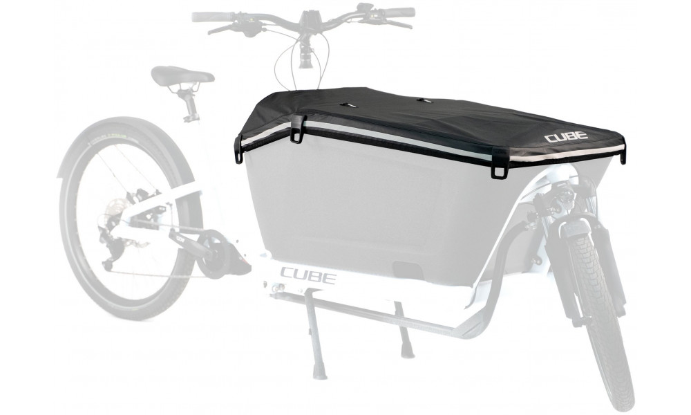 Uždangalas Cube for Cargo box with seat black - 1