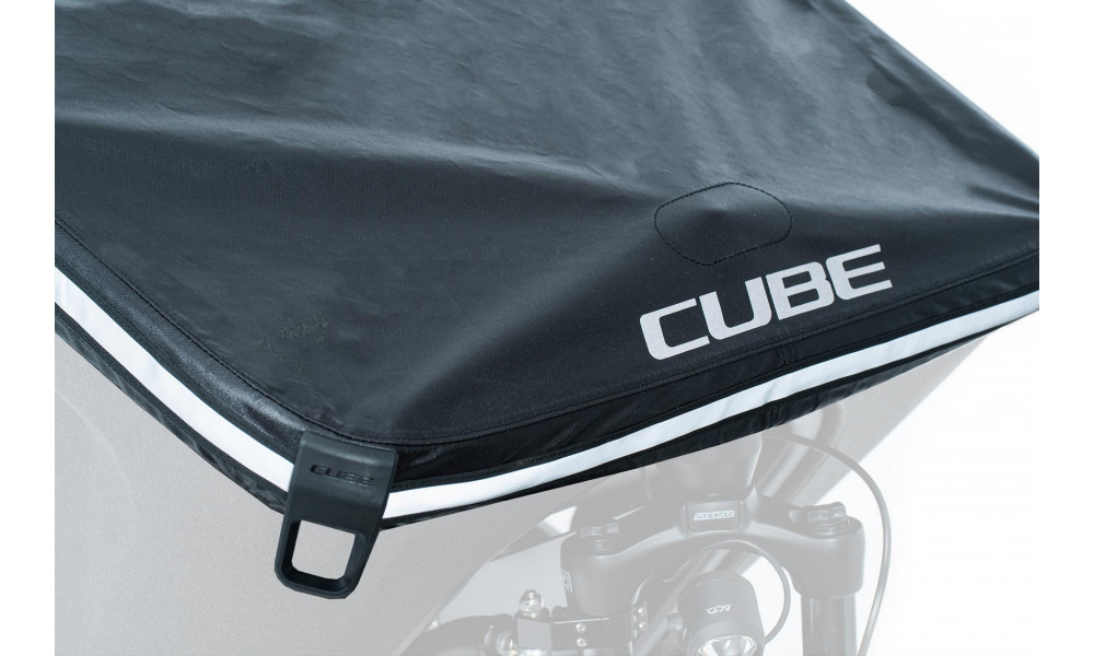 Uždangalas Cube for Cargo box with seat black - 4