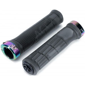 Vairo rankenėlės ACID Endure 138mm Lock-on translucent black 'n' oilslick