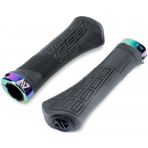 Vairo rankenėlės ACID Hybrid Perform 142mm Lock-on translucent black 'n' oilslick