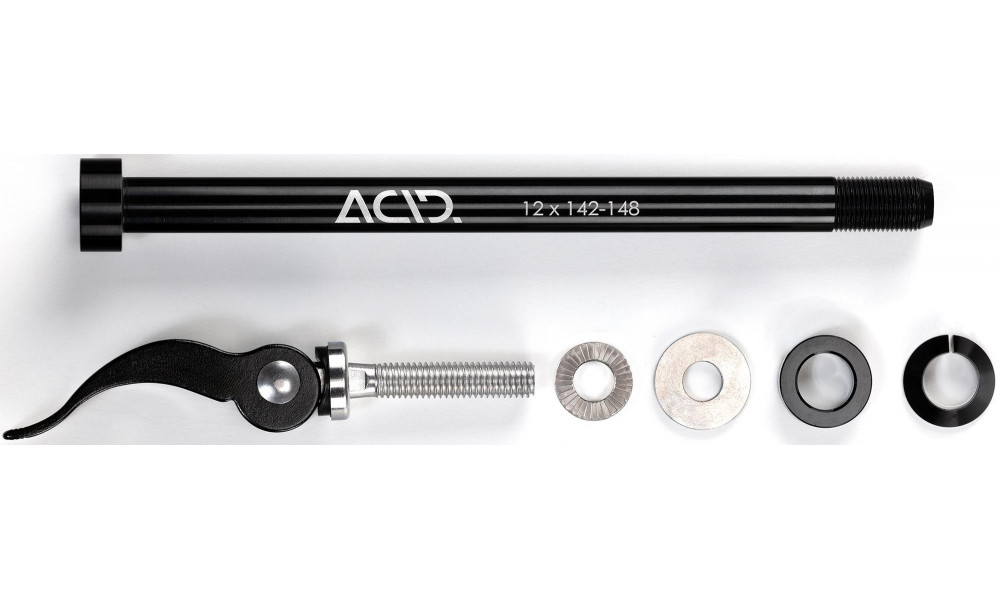 Greitveržlė galinei įvorei ACID adapter for Kids Trailer Boost Thru M12x1.0 142-148mm - 2
