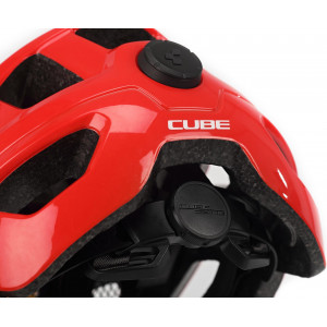 Šalmas Cube STEEP glossy red