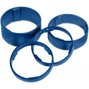 Vairo kolonėlės tarpinių komplektas RFR 5/10/15mm blue (4 pcs.)