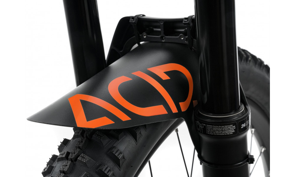 Skydelis priekinis ACID Downhill black'n'orange - 3