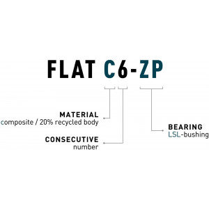 Pedalai ACID Flat C6-ZP plastic olive