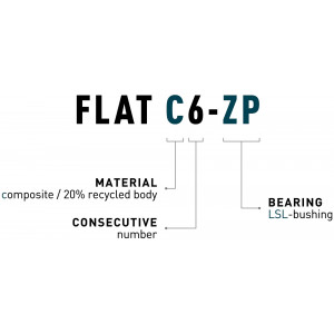 Pedalai ACID Flat C6-ZP plastic orange