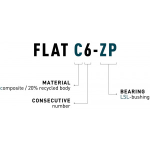 Pedalai ACID Flat C6-ZP plastic pink