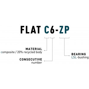 Pedalai ACID Flat C6-ZP plastic lime