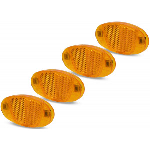 Atšvaitai stipinams ACID CMPT orange (4 pcs.)