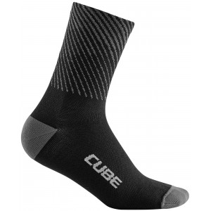 Kojinės Cube High Be Warm black'n'grey