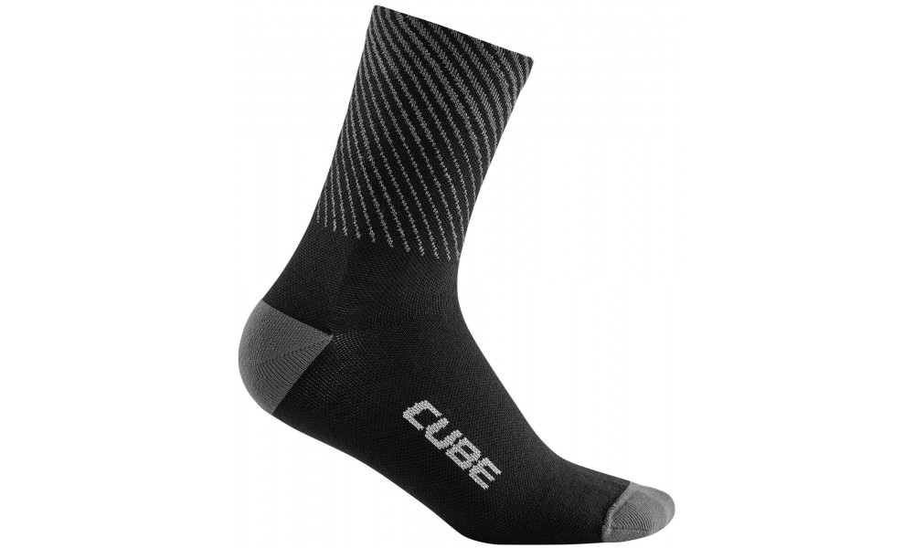 Kojinės Cube High Be Warm black'n'grey 